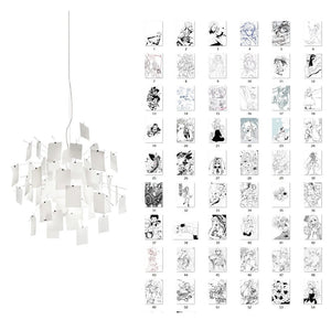 Lustra Chandelier en Papier Personnalisable Créatif - Neutralighting