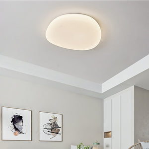 Sayu Plafonnier Galet Moderne Blanc. Salon - Neutralighting