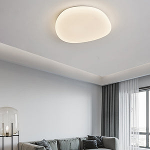 Sayu Plafonnier Galet Moderne Blanc. Salon - Neutralighting