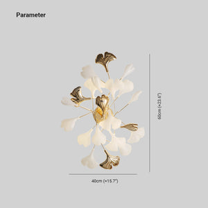 Xava Applique Murale Fleur Moderne. Céramique/Métal - Neutralighting