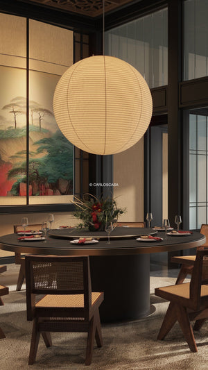 Lustra Suspension en Papier pour Salon - Neutralighting