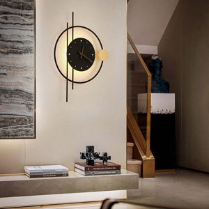 Selyn Applique Murale Led Moderne. Chambre. Noire/Or - Neutralighting