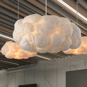 Nuage Suspension Nuage Art Deco Blanc Salon/Chambre à Coucher - Neutralighting