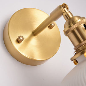 Xani Applique Murale Géométrique Vintage. Métal/Céramique. Blanc. Chambre - Neutralighting