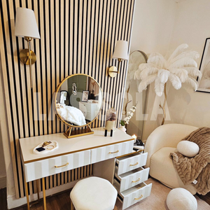 Lampadaire Fleur Luxe Plume/Métal Coloré Salon - Neutralighting