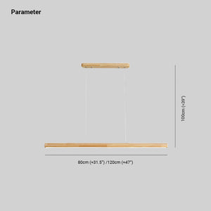 Xylo Suspension Linéaire Design en Bois - Neutralighting