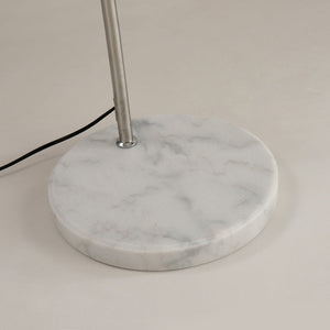 Mira Lampadaire Dôme Moderne Métal/Marbre/Acrylique Blanc/Orange Salon - Neutralighting