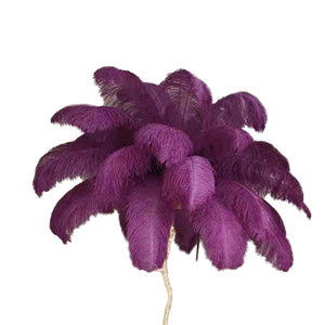 Lampadaire Fleur Luxe Plume/Métal Coloré Salon - Neutralighting