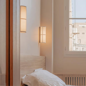 Lustra Wall Lamp Cylinder Fabric Soft Glow - Neutralighting