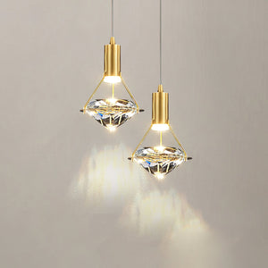 Elysianire Suspension Laiton Cristal Élégante - Neutralighting