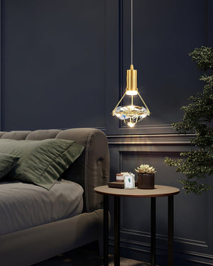 Elysianire Suspension Laiton Cristal Élégante - Neutralighting