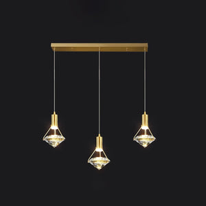 Elysianire Suspension Laiton Cristal Élégante - Neutralighting