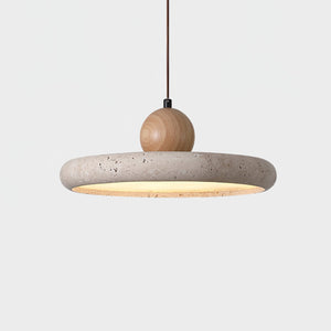 Opalyn Suspension Travertin Bois - Neutralighting