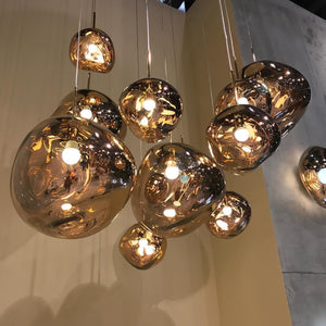 Lustra Suspension Luminaire Moderne Verre Lava - Neutralighting