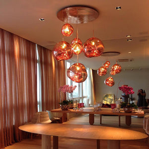 Lustra Suspension Luminaire Moderne Verre Lava - Neutralighting