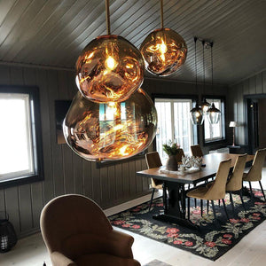 Lustra Suspension Luminaire Moderne Verre Lava - Neutralighting