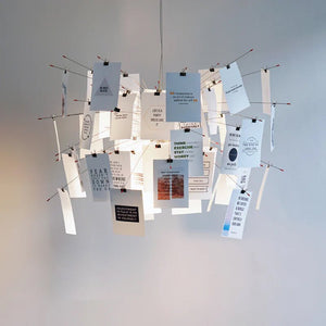 Lustra Chandelier en Papier Personnalisable Créatif - Neutralighting
