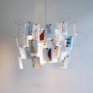 Lustra Chandelier en Papier Personnalisable Créatif - Neutralighting