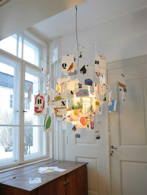 Lustra Chandelier en Papier Personnalisable Créatif - Neutralighting