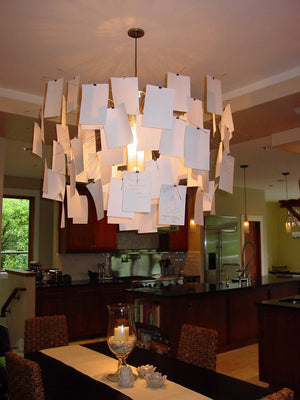 Lustra Chandelier en Papier Personnalisable Créatif - Neutralighting