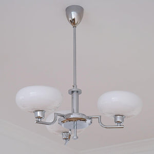 Lustra Suspension en Verre Globe Cadre en Laiton - Neutralighting