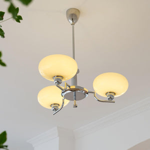 Lustra Suspension en Verre Globe Cadre en Laiton - Neutralighting