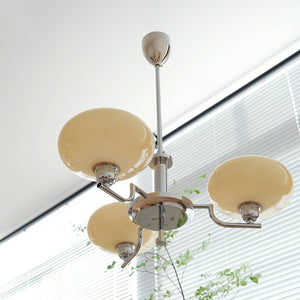 Lustra Suspension en Verre Globe Cadre en Laiton - Neutralighting