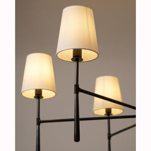 Valea Lustre à 4/6 Têtes Style Mid-Century - Neutralighting