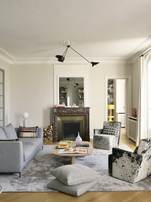 Solara Plafonnier Trois Bras Noir Sculptural - Neutralighting