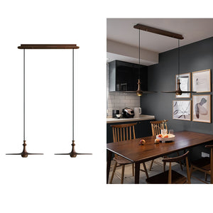 Syrinyra Suspension Sculpturale Disque Bois - Neutralighting
