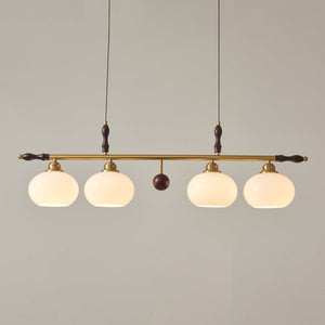 Sylvara Lampe Pendante en Bois et Verre Premium - Neutralighting