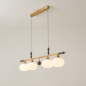 Sylvara Lampe Pendante en Bois et Verre Premium - Neutralighting