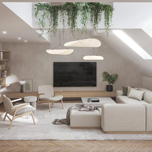 Sereca Suspension en Papier et Fibre de Verre - Neutralighting