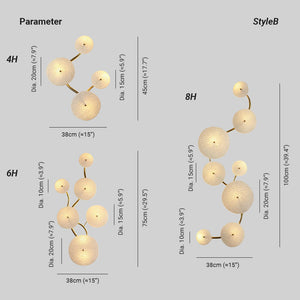 Kaivo Applique Murale Pétale de Lotus - Neutralighting