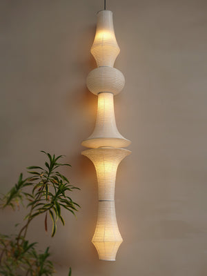 Lustra Suspension Luminaire Papier Washi E pour Salon - Neutralighting