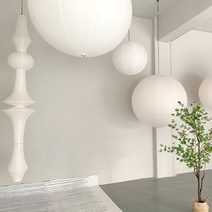 Lustra Suspension Luminaire Papier Washi E pour Salon - Neutralighting