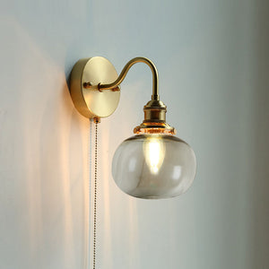 June Applique Murale Vintage en Verre - Neutralighting