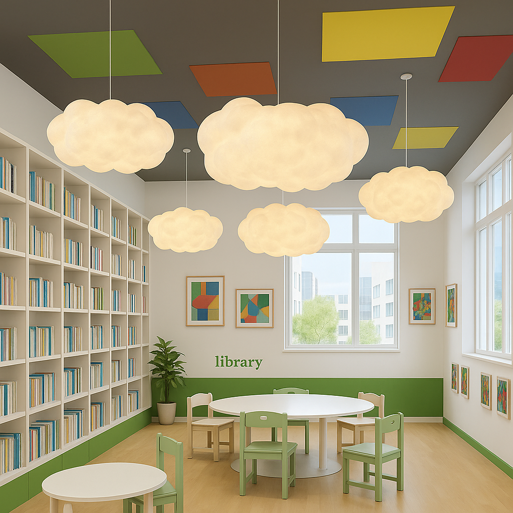 Suspension Lumineuse Cloud Éclairage Doux Design Minimaliste