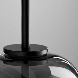 June Suspension Luminaire Design Verre Gris Fumé - Neutralighting