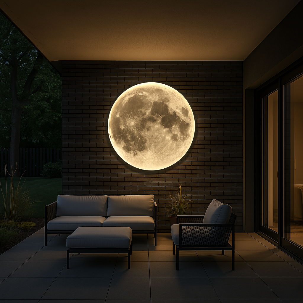 Lampe Murale Lunaire LED Pour Une Ambiance Douce Et Moderne
