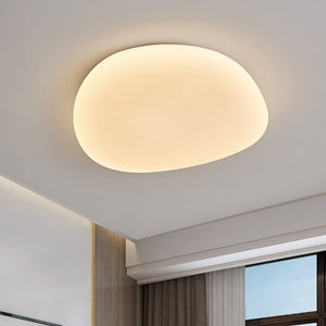 Sayu Plafonnier Galet Moderne Blanc. Salon - Neutralighting