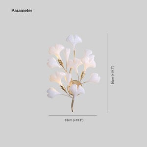 Xava Applique Murale Fleur Moderne. Céramique/Métal - Neutralighting