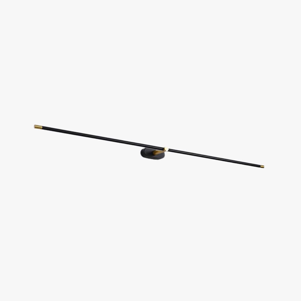 Ivox Applique Murale Linéaire Minimaliste Or & Noir - Neutralighting