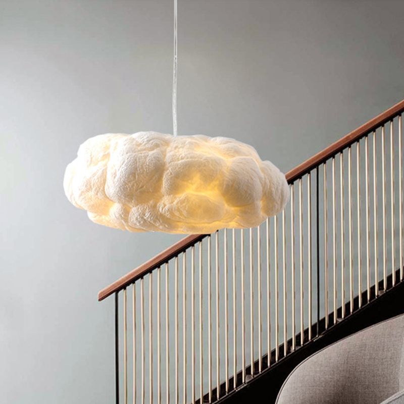 Nuage Suspension Nuage Art Deco Blanc Salon/Chambre à Coucher - Neutralighting
