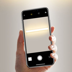 Banya Applique Murale Miroir Linéaire Simple. Acrylique. Blanc. Salle de Bain - Neutralighting