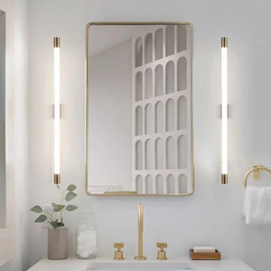 Yova Applique Murale Linéaire Simple. Métal/Acrylique. Blanc. Salle de Bain - Neutralighting