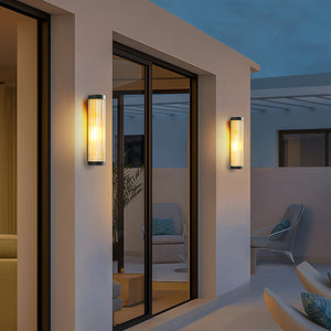 Yoru Applique Murale Semi Cylindrique. Métal/Verre. Extrérieur - Neutralighting