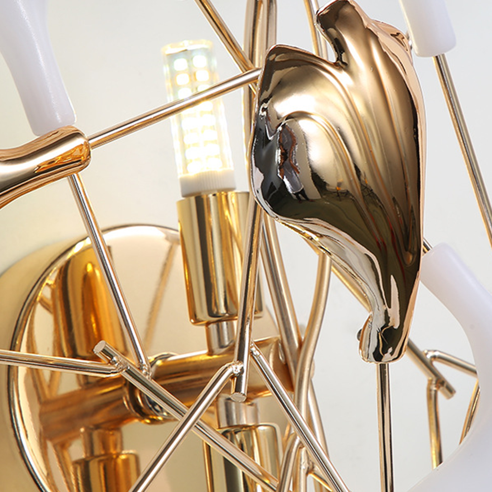 Xava Applique Murale Fleur Moderne. Céramique/Métal - Neutralighting