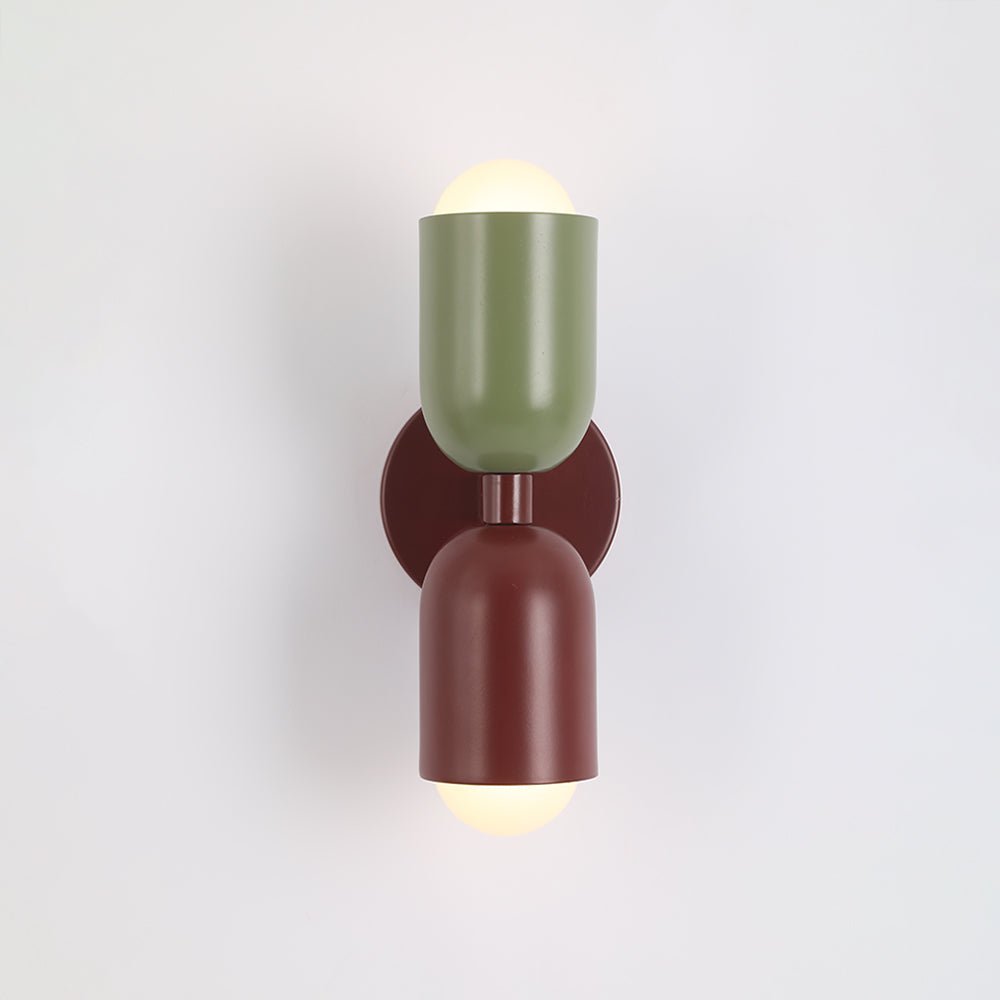 Kira Applique Murale Cylindre Scandinave Métal Coloré Salon - Neutralighting