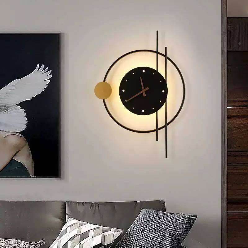 Selyn Applique Murale Led Moderne. Chambre. Noire/Or - Neutralighting